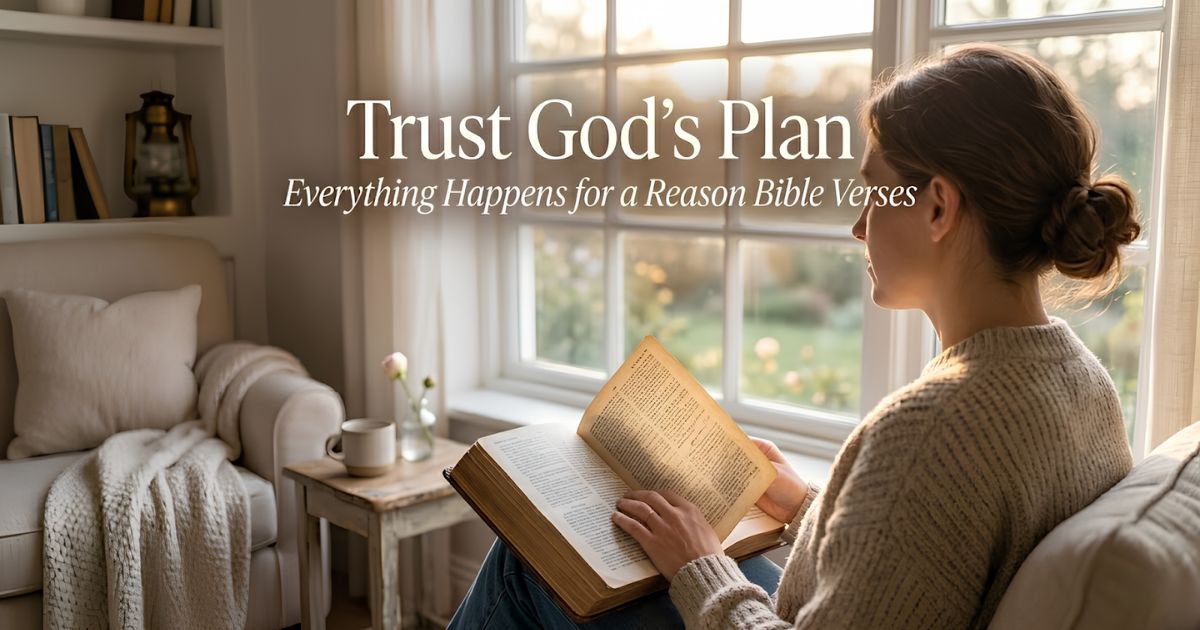 Everything Happens For A Reason Bible Verse.