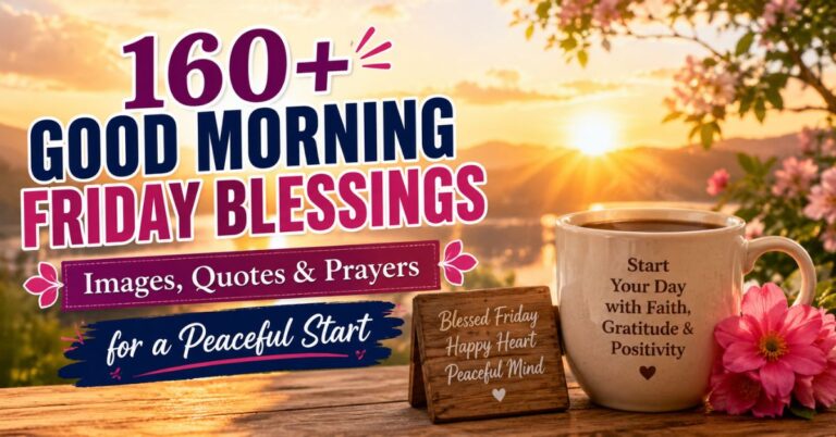 160+ Good Morning Friday Blessings Images, Quotes & Prayers for a Peaceful Start