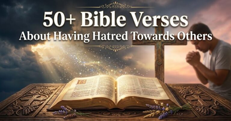 50+ Bible Verses About Having Hatred Towards Others