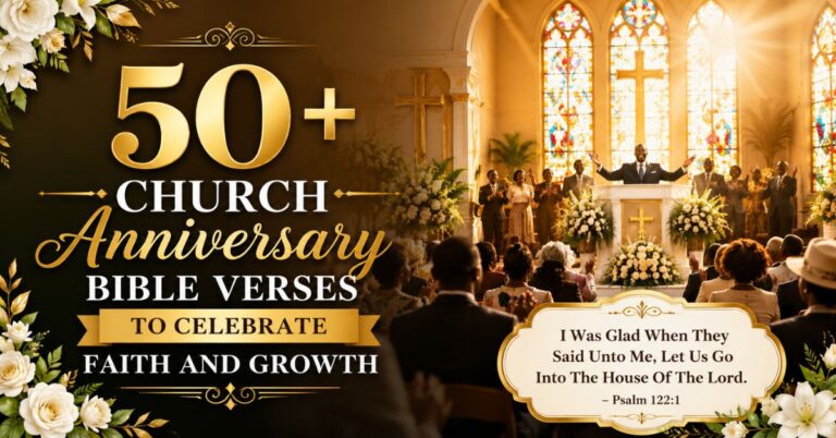50+ Church Anniversary Bible Verses to Celebrate Faith and Growth