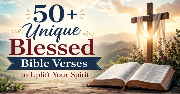 50+ Unique Blessed Bible Verses to Uplift Your Spirit
