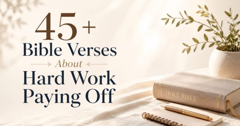 Bible Verses About Hard Work Paying Off
