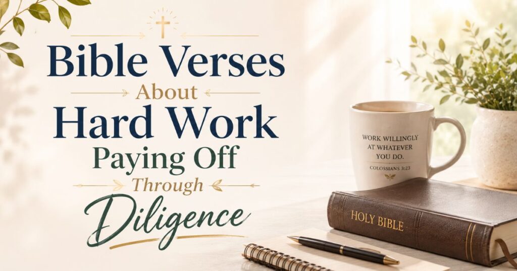 Bible Verses About Hard Work Paying Off Through Diligence