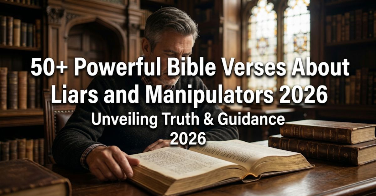 Bible Verses About Liars and Manipulators