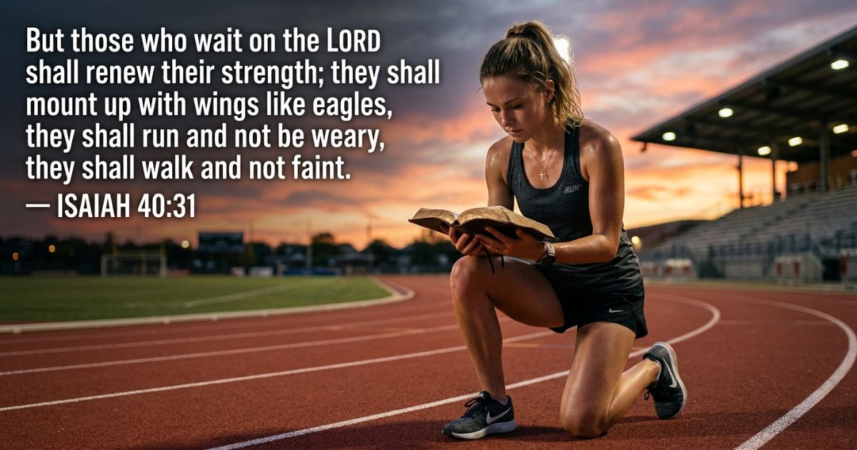 Bible verses for athletes on game day