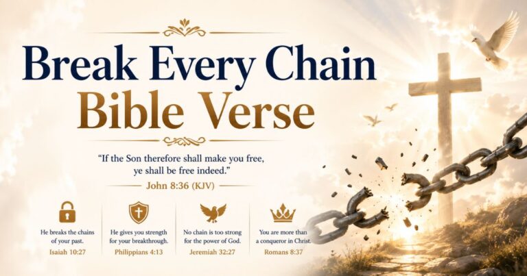 Break Every Chain Bible Verse