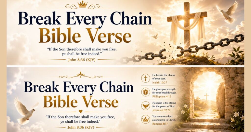 Break Every Chain Bible Verses