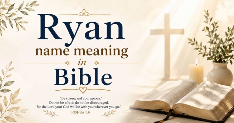 Ryan Name Meaning In Bible