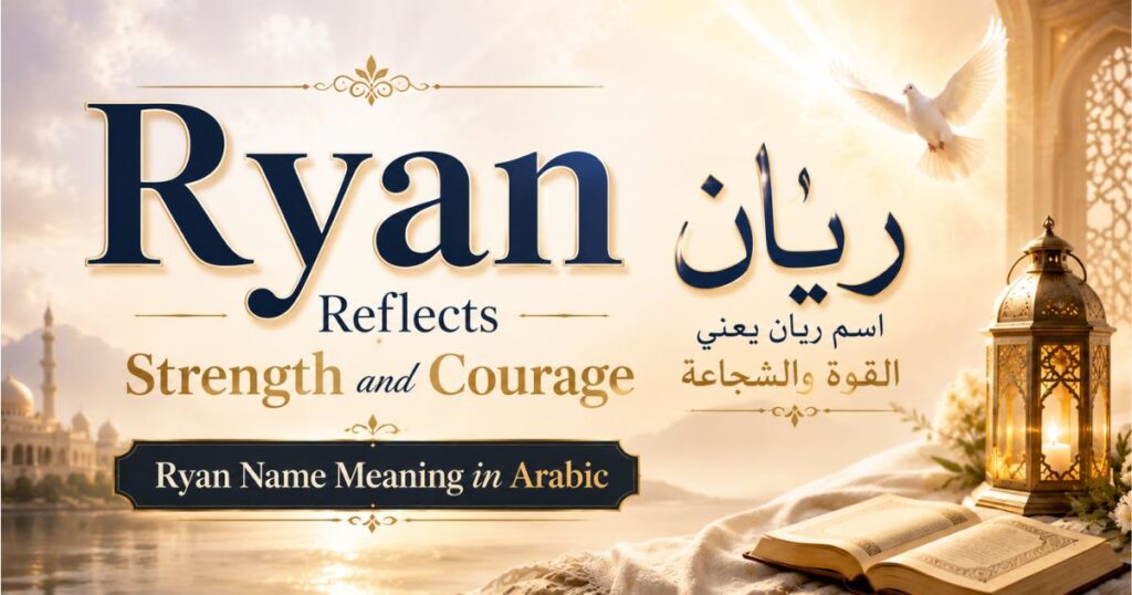 Ryan Name Meaning in Arbic