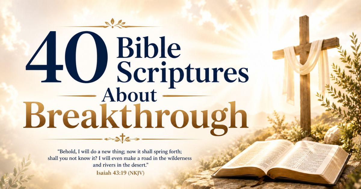 Scriptures About Breakthrough