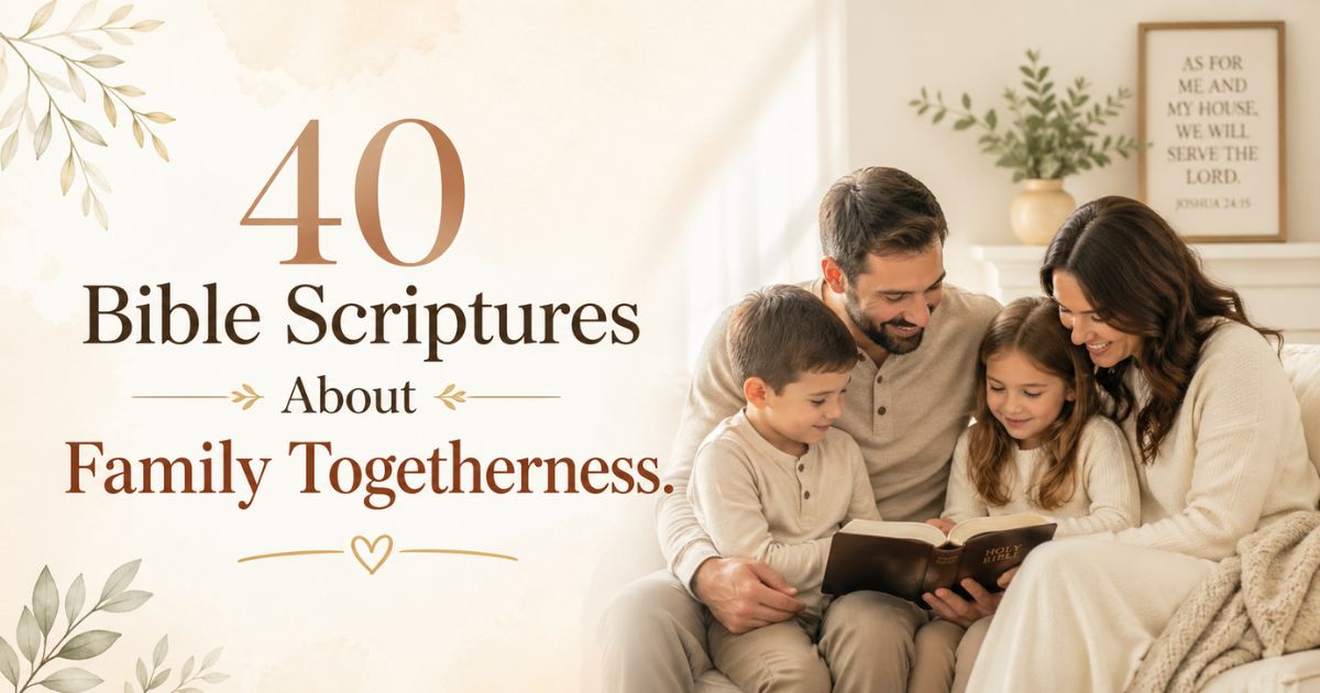 Scriptures About Family Togetherness