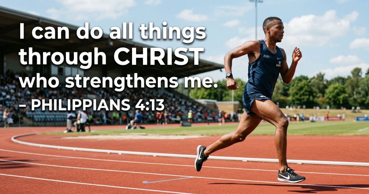 Short Bible verses for athletes