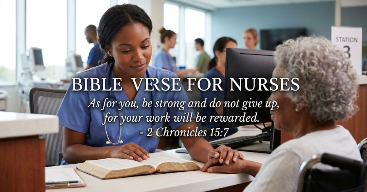 Short Bible verses for nurses