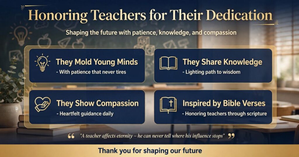 Teacher appreciation Bible verses