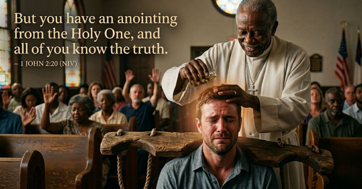 The anointing breaks the yoke Scripture