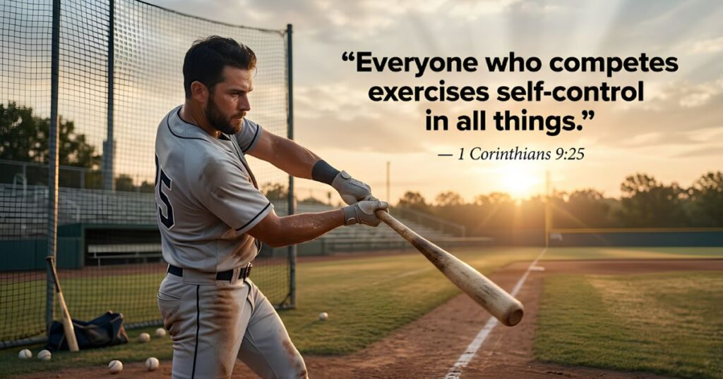 bible verse for baseball players 