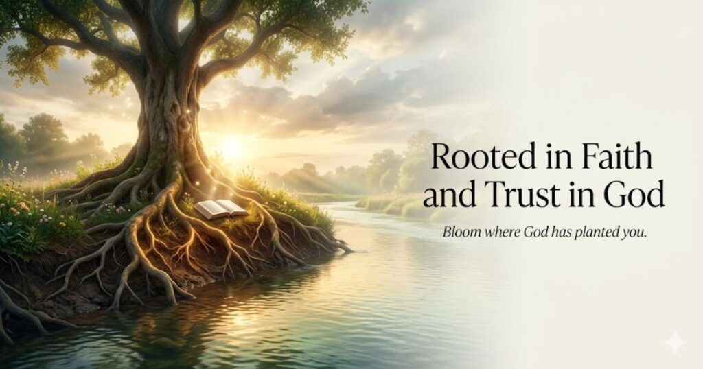 bloom where you are planted