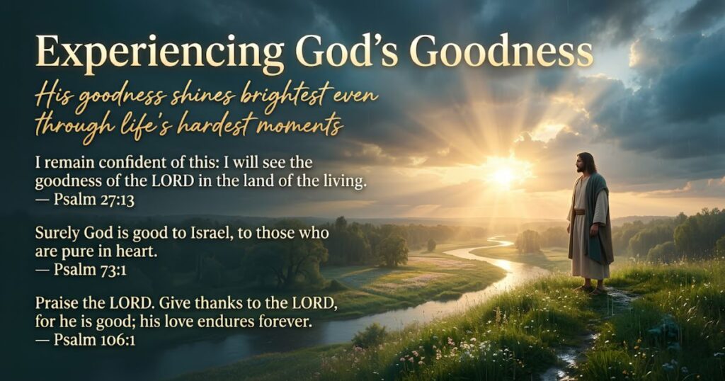 god is good all the time saying