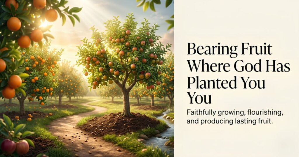 grow where you are planted