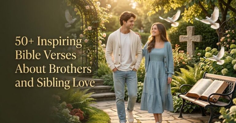 50+ Inspiring Bible Verses About Brothers and Sibling Love