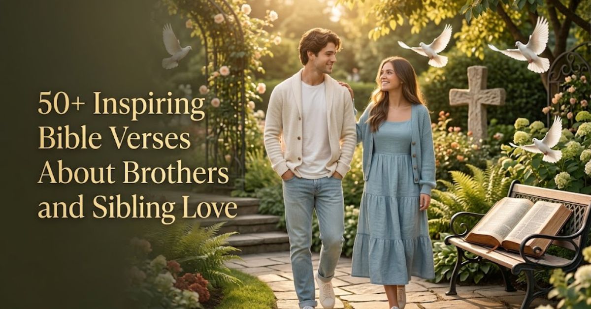 50+ Inspiring Bible Verses About Brothers and Sibling Love