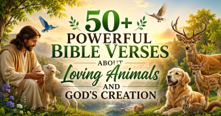 50+ Powerful Bible Verses About Loving Animals and God's Creation