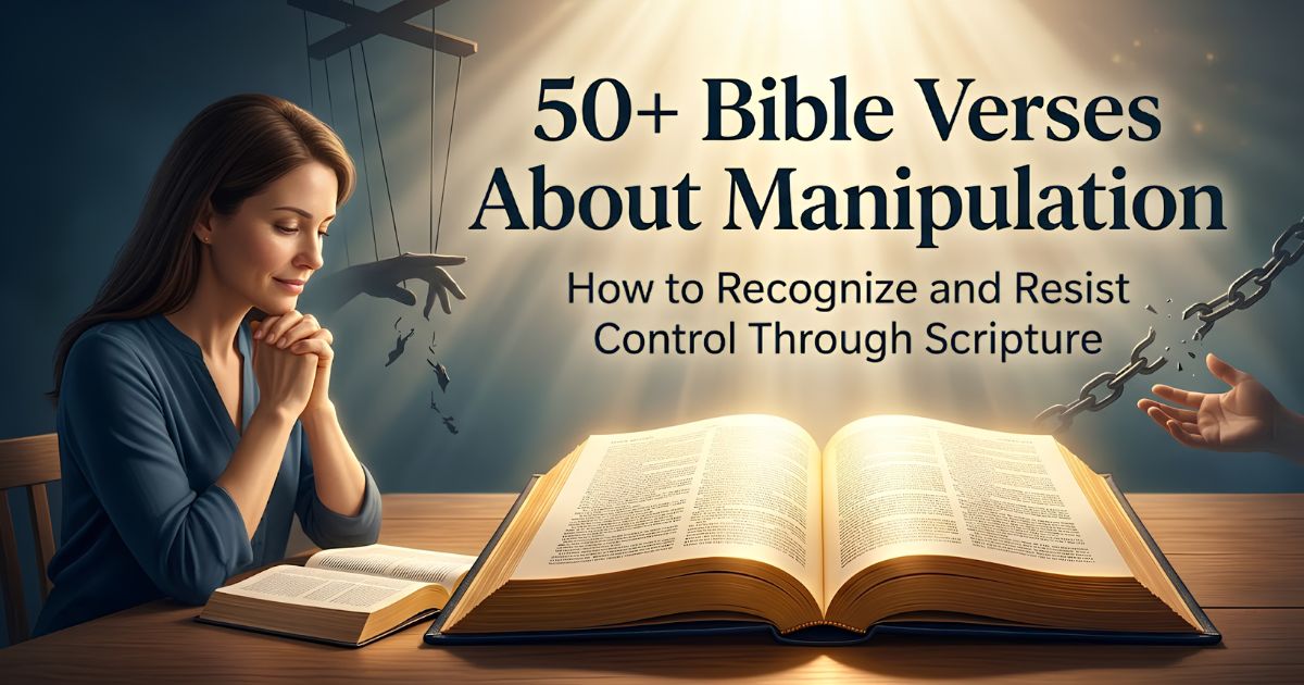 Bible Verses About Manipulation