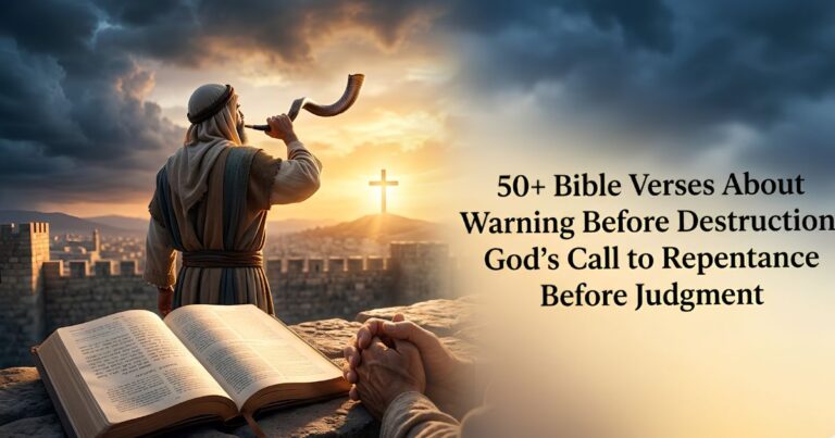 Bible Verses About Warning Before Destruction