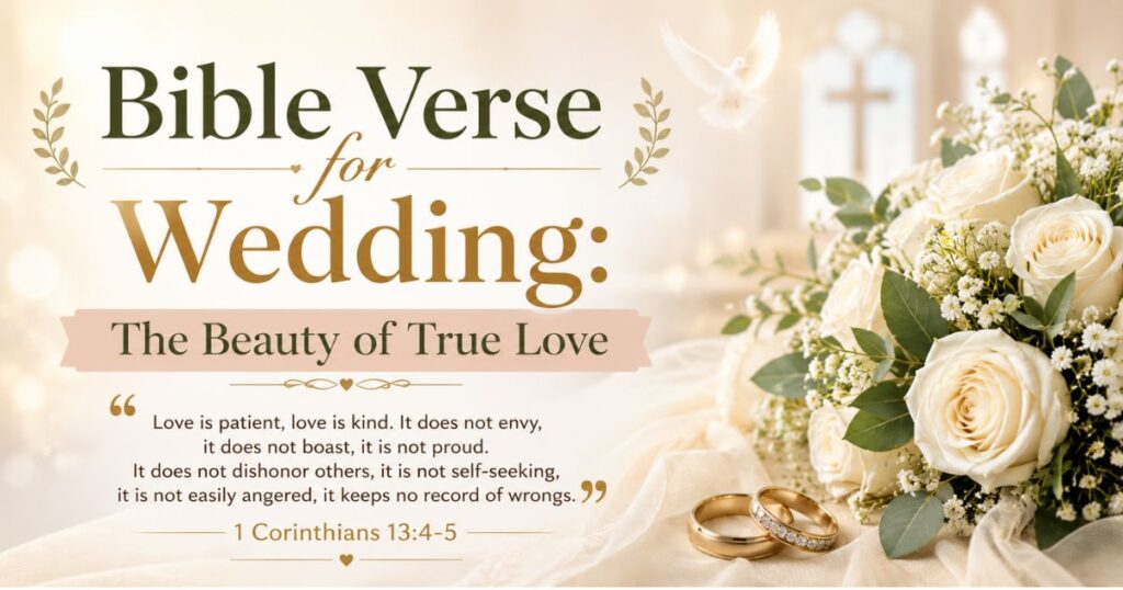 Bible Verses for Weddings about love