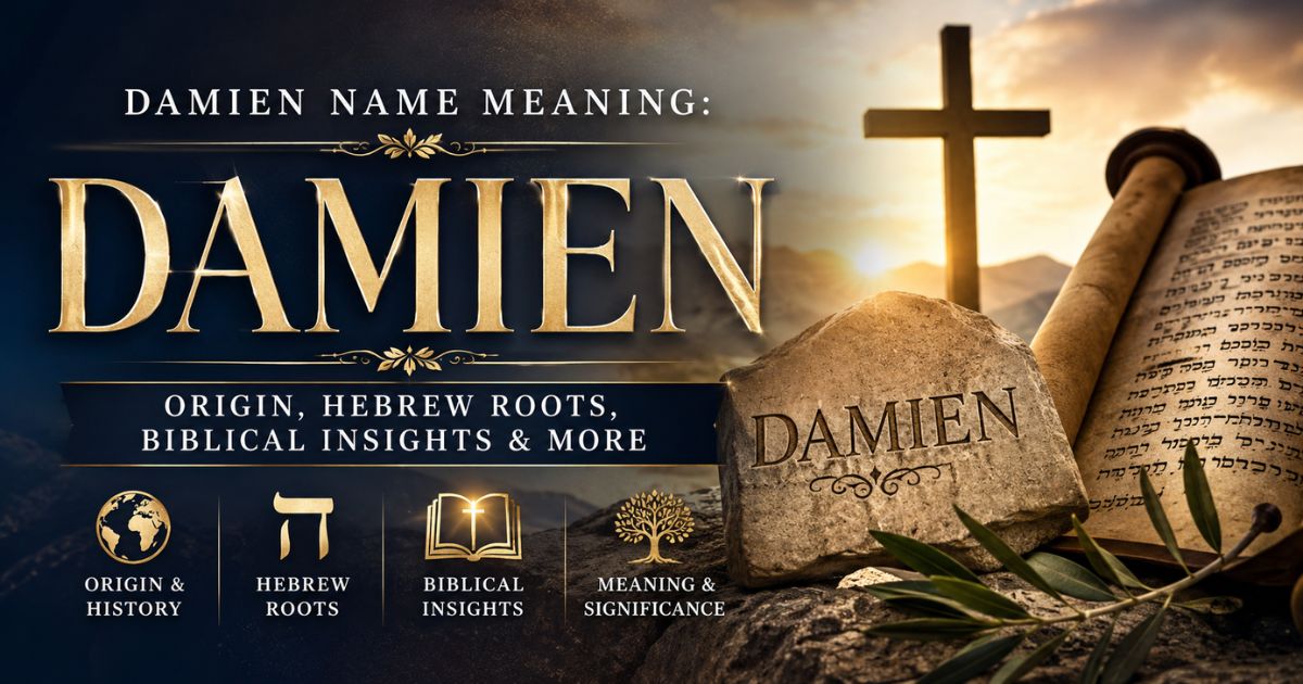 Damien Name Meaning