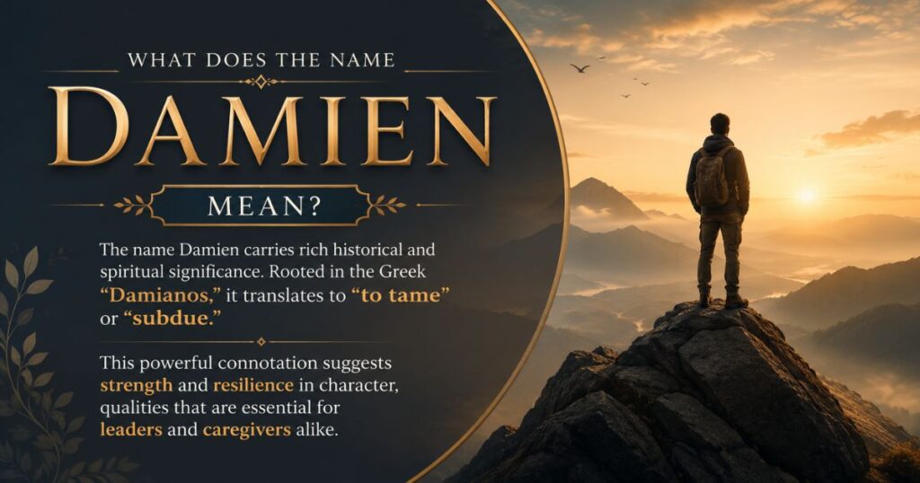 damian name meaning bible