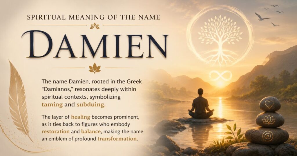 meaning of damian in the bible