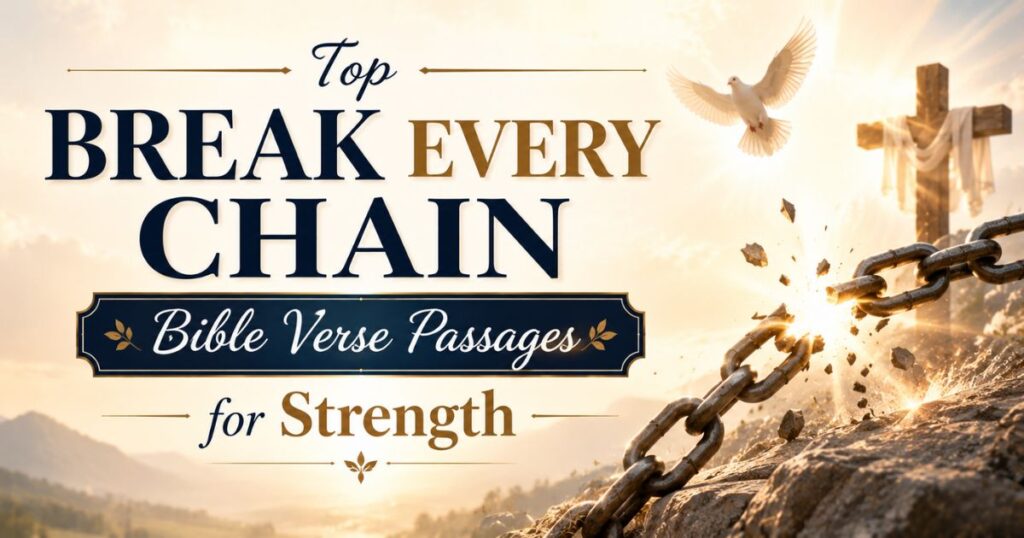 Top Break Every Chain Bible Verse Passages for Strength